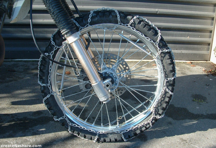 Photo 6 of Making Motorbike Snow Chains