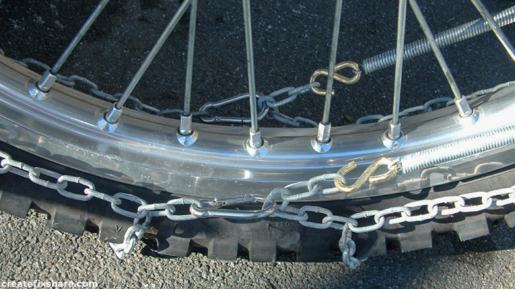 Photo 7 of Making Motorbike Snow Chains