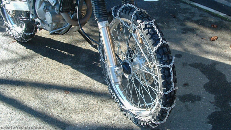 Photo 8 of Making Motorbike Snow Chains