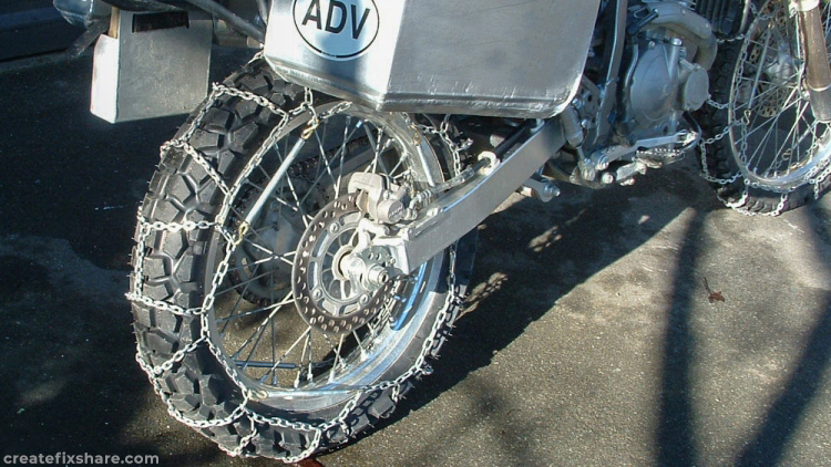 Photo 10 of Making Motorbike Snow Chains