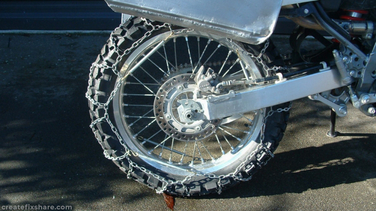 Photo 9 of Making Motorbike Snow Chains