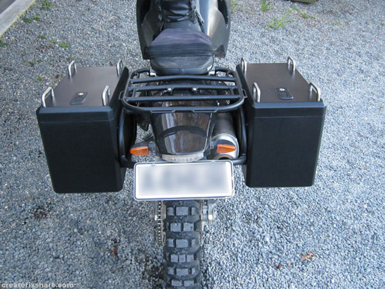 Photo 10 of Building DRZ400 Pannier Racks and Top Rack