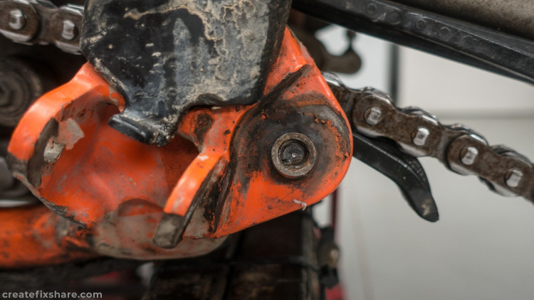 Photo 4 of Fixing a Broken Kickstand Bolt on a KTM EXC