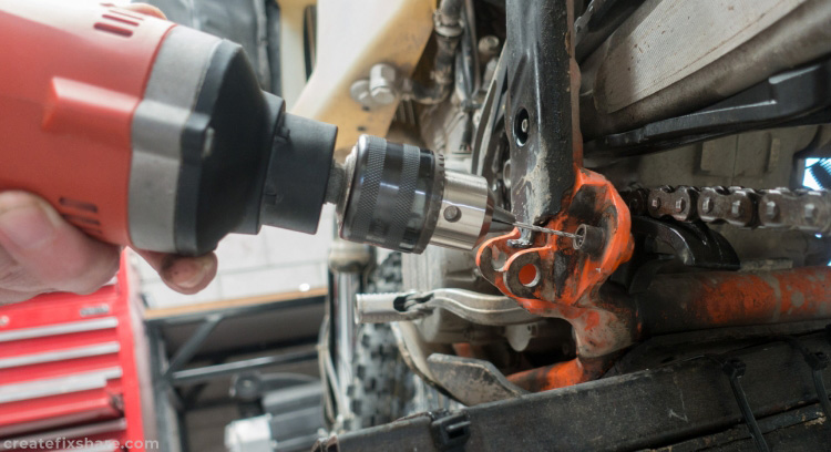 Photo 5 of Fixing a Broken Kickstand Bolt on a KTM EXC