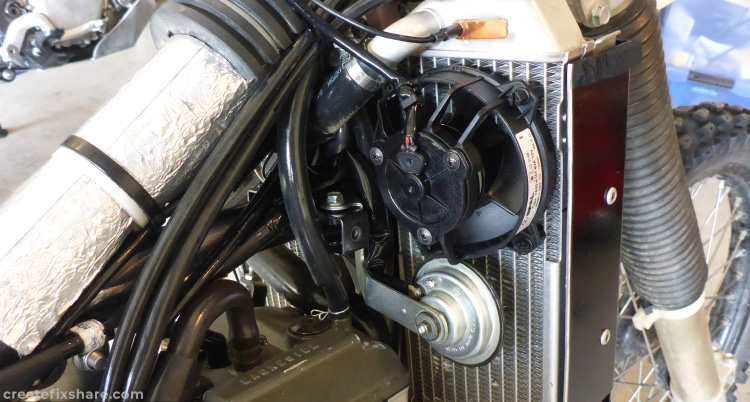 Photo 2 of DRZ400 Radiator Fan Install