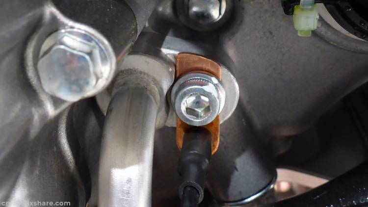 Photo 6 of DRZ400 Oil Temperature Sensor Install