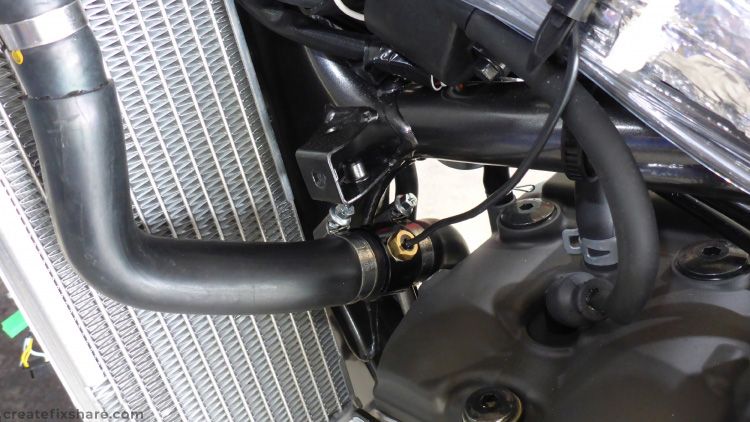 Photo 5 of DRZ400 Water Temperature  Sensor Install