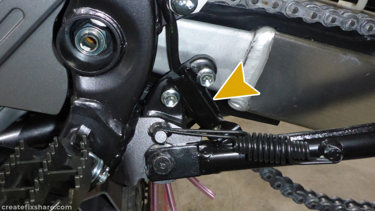 Photo 1 of DRZ400 Side Stand Switch Removal